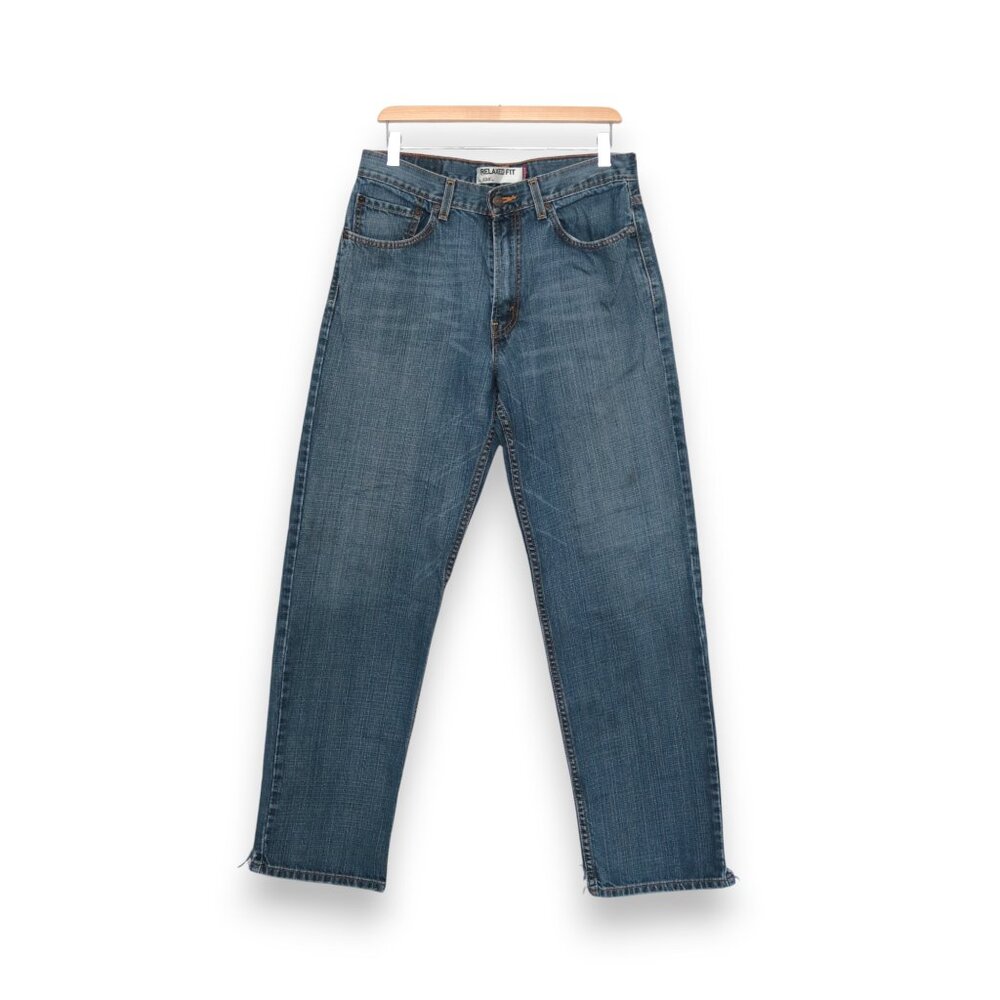 Mens Levi's 550 Relaxed Fit Medium Wash Denim Jeans Size W32 x L32